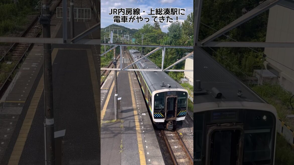JR内房線・上総湊駅に電車がやってきた！ / Chiba Trip