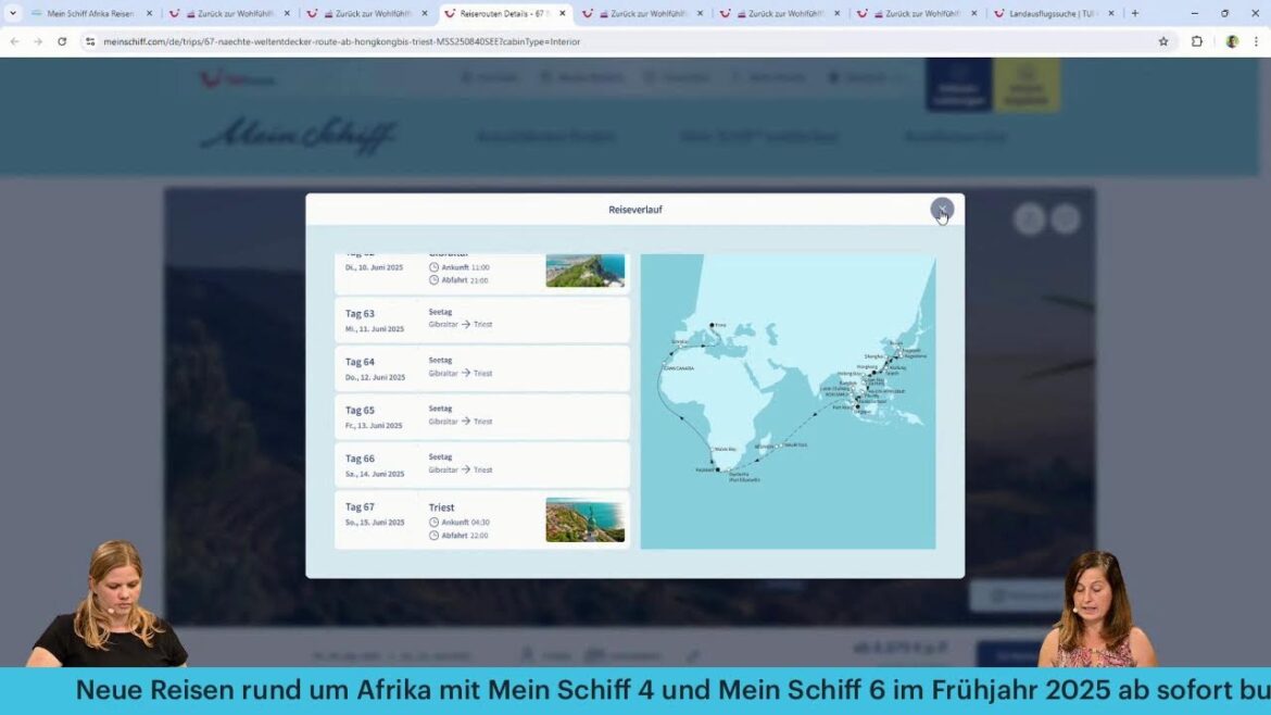 Mein Schiff: Afrika-Kreuzfahrten mit Japan und mehr in 2025 - ab sofort buchbar!