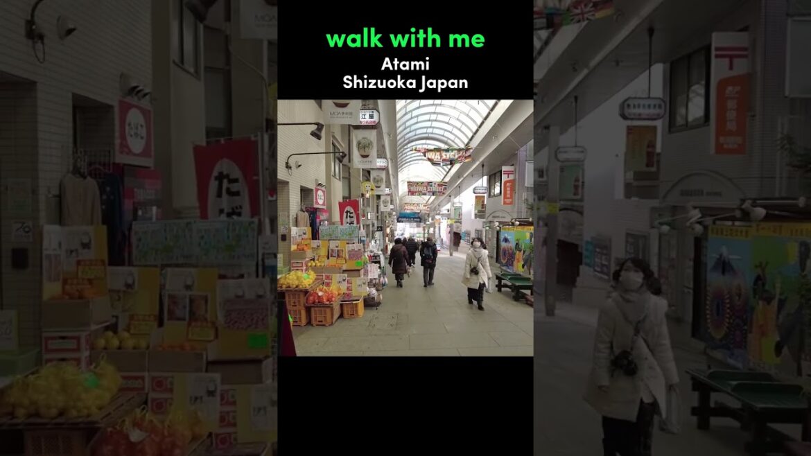 Walk With Me in Atami | Shizuoka Japan Walking Tour