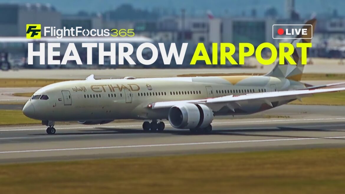 Heathrow Airport Live -Friday 30th August 2024 Heathrow Airport Live -Friday 30th August 2024