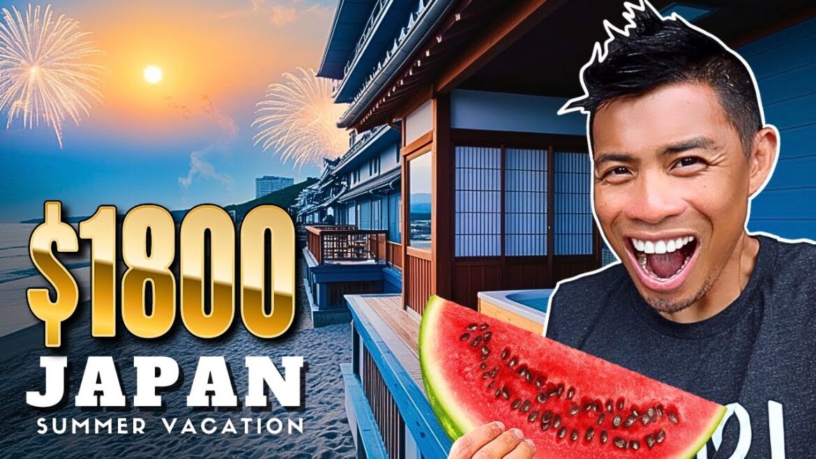 What a $1800 Japan Summer Vacation is like