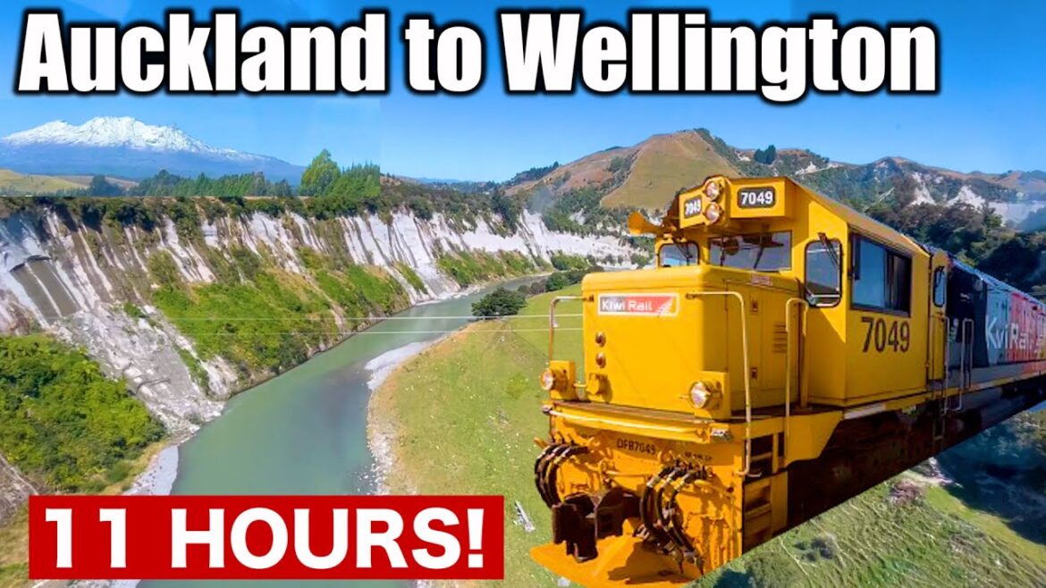 🇳🇿Riding the New Zealand’s Longest Train from Auckland to Wellington | The Northern Explorer