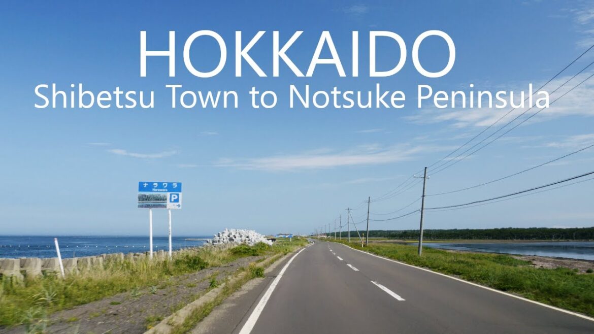 4K Hokkaido Drive | Shibetsu to Notsuke Peninsula, Japan