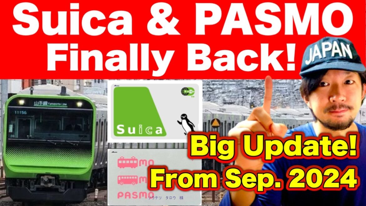 Japan Train IC CARD Essential Update You MUST KNOW | Suica & PASMO are finally BACK | September 2024 Japan Train IC CARD Essential Update You MUST KNOW | Suica & PASMO are finally BACK | September 2024