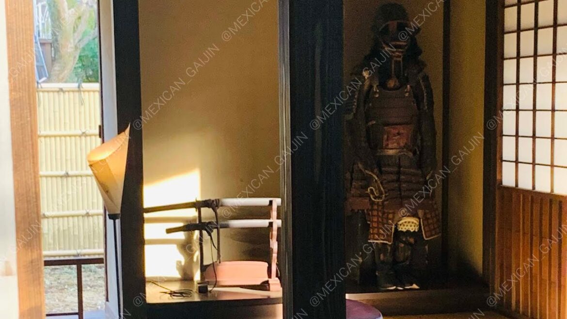 Samurai Houses - Sakura (Natural Ambience) 4K Walk