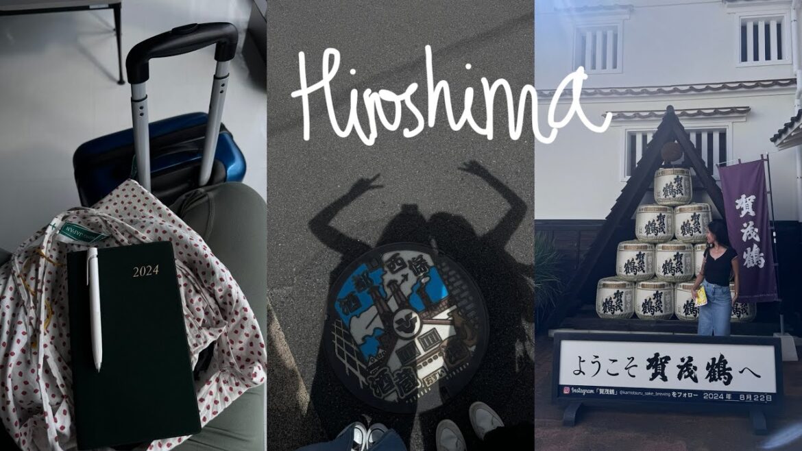 mid-august getaway to hiroshima from tokyo [travel vlog ✈️🍶]