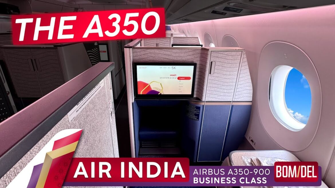 Can Air India Be Saved? · NEW AIR INDIA A350 BUSINESS CLASS 🇮🇳 Mumbai ✈ Delhi 🇮🇳 Gorgeous Plane! Can Air India Be Saved? · NEW AIR INDIA A350 BUSINESS CLASS 🇮🇳 Mumbai ✈ Delhi 🇮🇳 Gorgeous Plane!