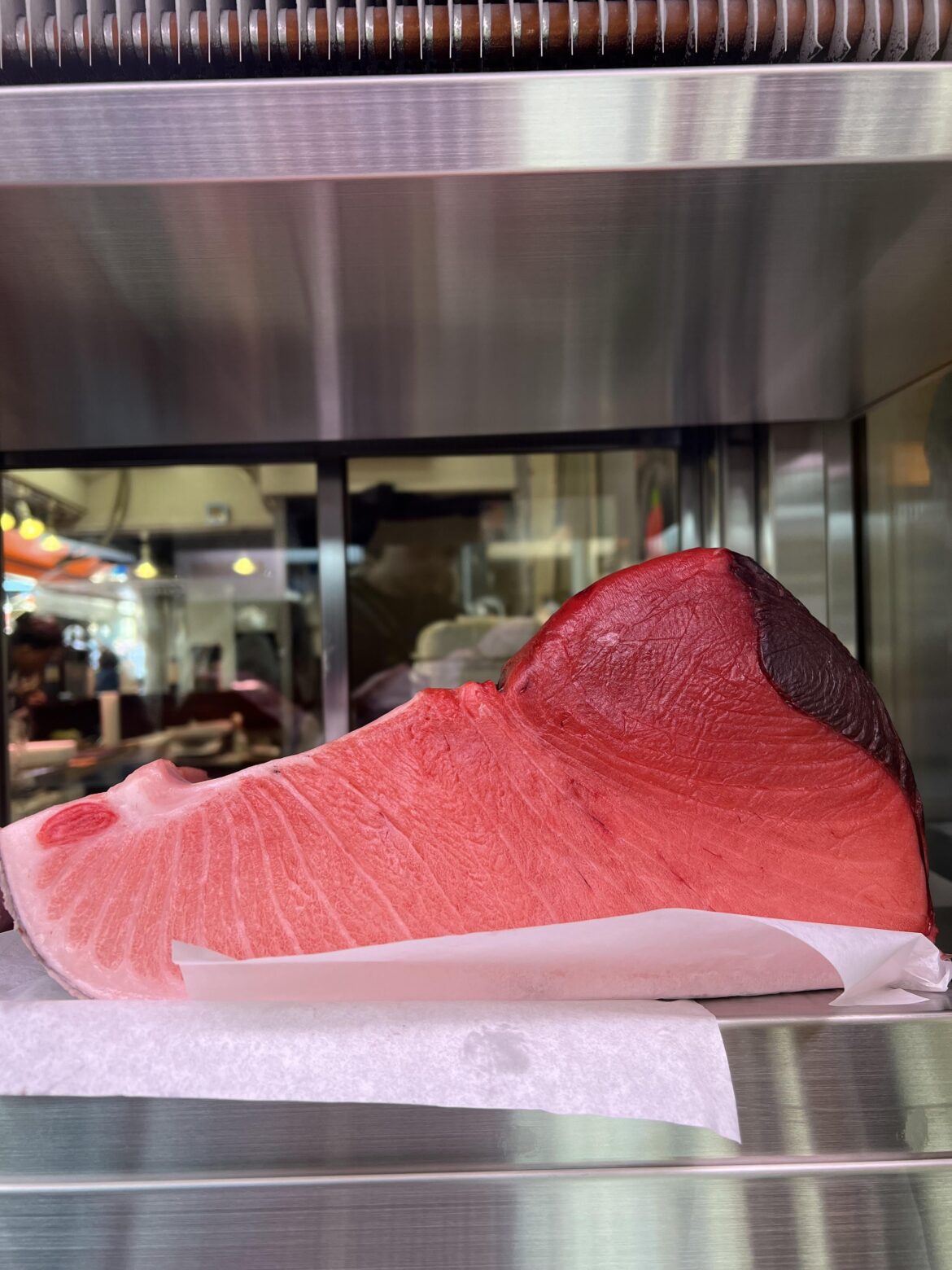 Cut of Bluefin Tuna at Tsujiki Fish Market