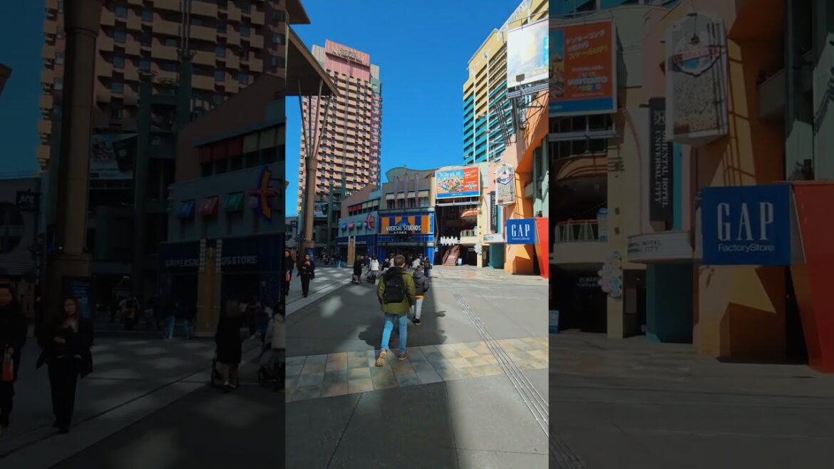 Universal Citywalk in Osaka Japan #japan #travelvlog #travel #universalstudiosjapan