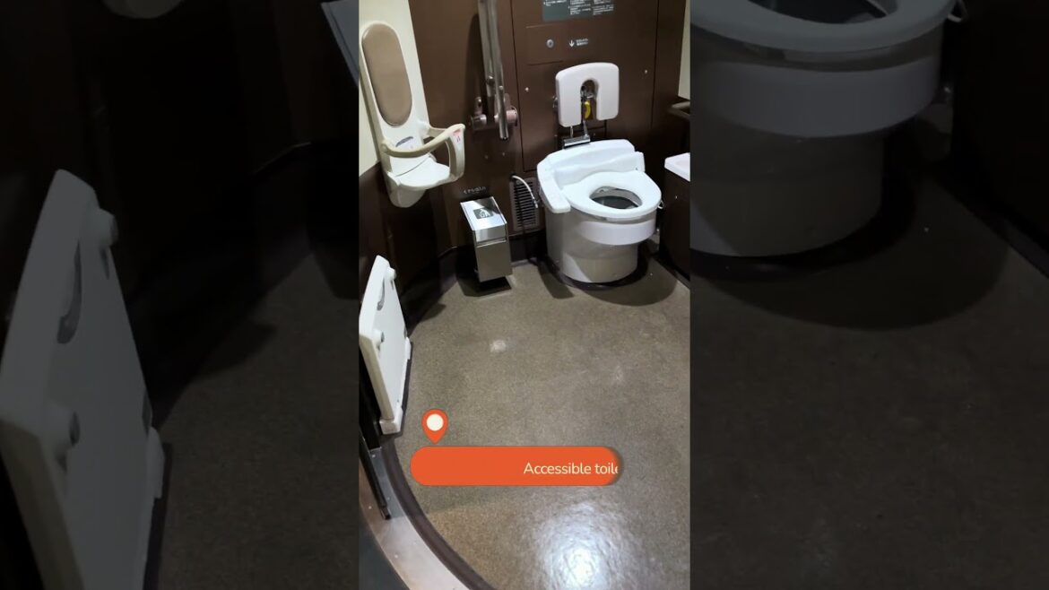 Akita Shinkansen: #Accessible seating & toilets! Japan's #travel game is strong! 🚄♿ #Japan
