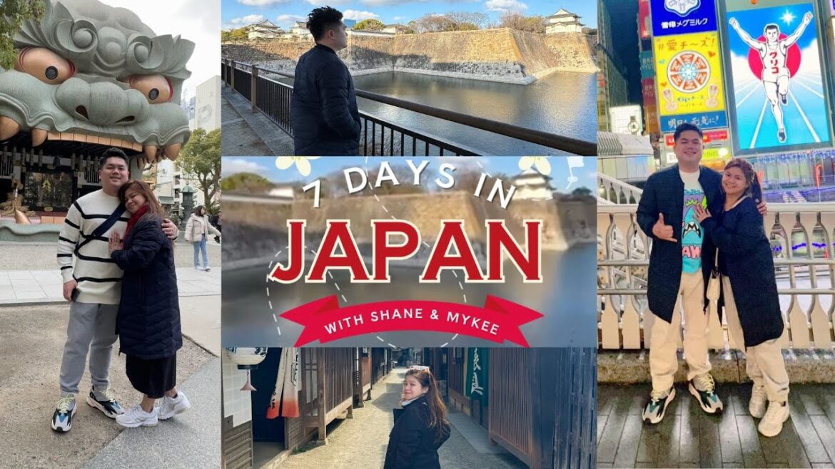 Japan Vlog 2024 - Exploring Osaka, Kyoto, Osaka Castle, Dotonbori, Kuromon Market, Toei Studio Park