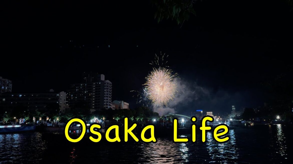 Japan Kansai Osaka Okawa Kema Sakuranomiya Park Tenjin Festival Fireworks Display 2024