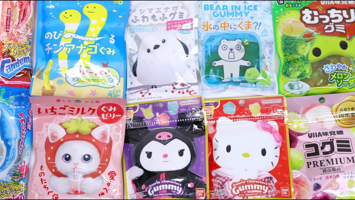Japan Interesting Gummy Candy Collection Octopus is Dangerous!