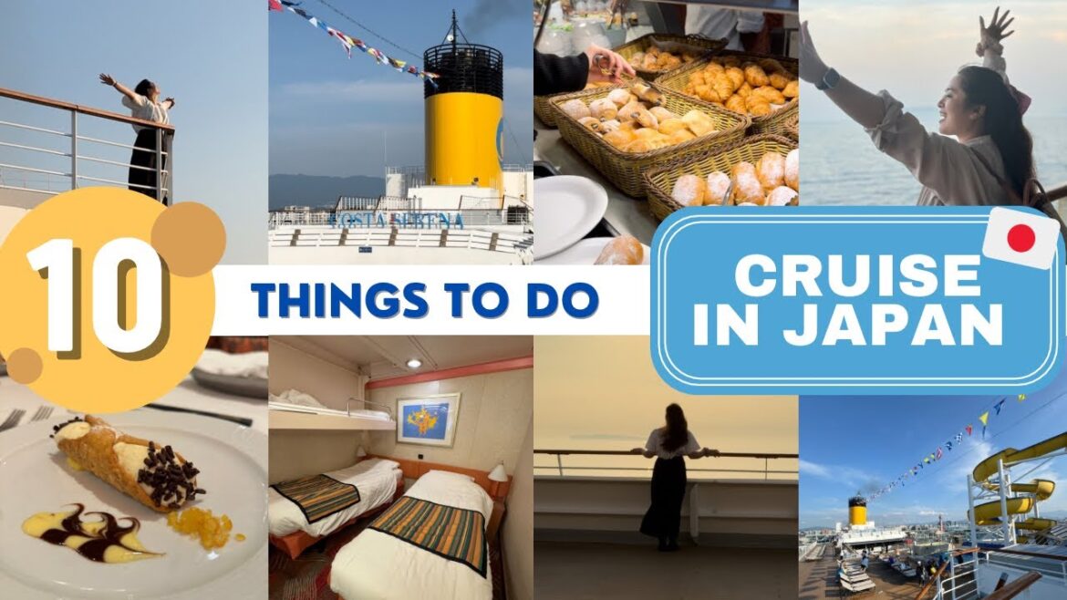 10 things to do on a CRUISE in JAPAN 🚢 COSTA SERENA from Fukuoka to Busan