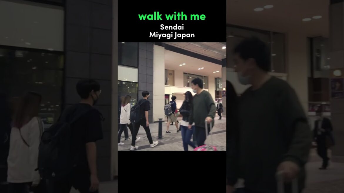 Walk With Me in Sendai | Miyagi Japan Walking Tour