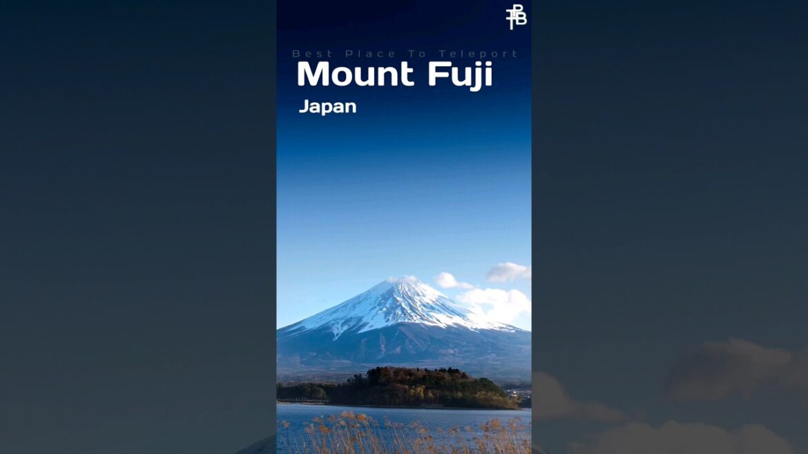 🗻 Fuji: Japan's Majestic Mountain #bptt #fuji #shorts