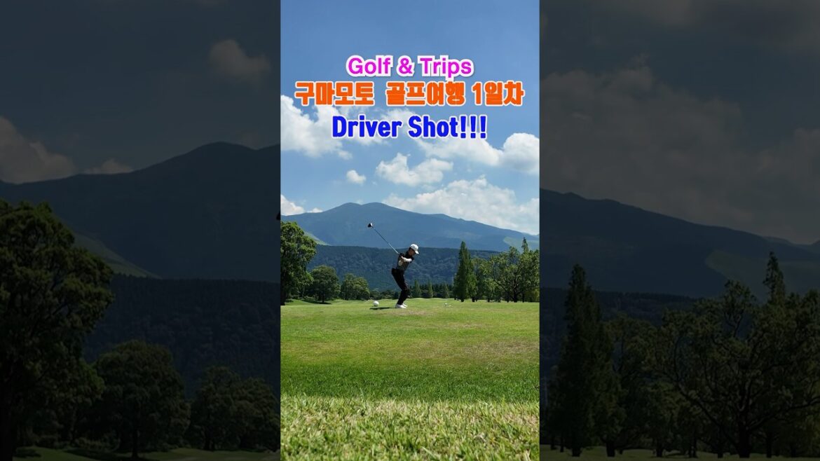 구마모토 골프여행 1일차 |  드라이버 샷!!! #Shorts #shortsfeed  #golf #일본 골프 #골프여행 #구마모토