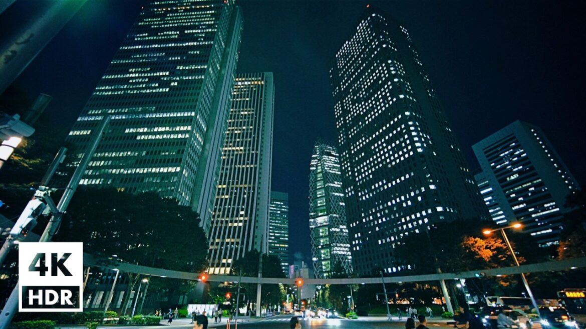 Rush hour in Shinjuku, Tokyo at nightfall | 4K HDR with Japanese ambience Rush hour in Shinjuku, Tokyo at nightfall | 4K HDR with Japanese ambience