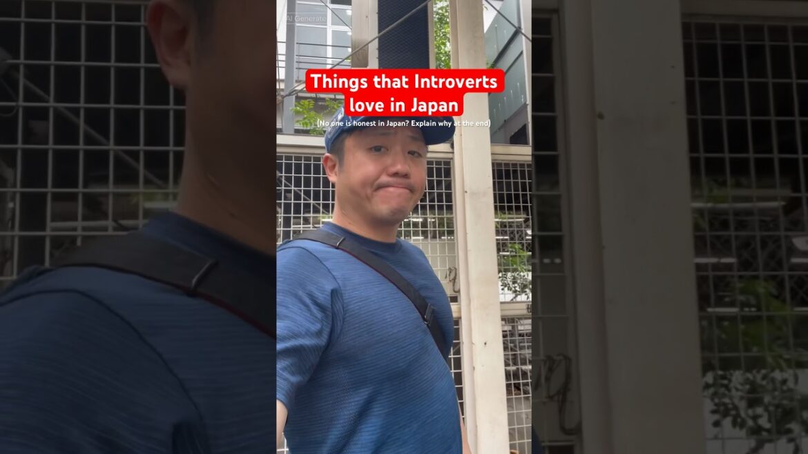 Things that Introverts Love in Japan 😍 #Shorts #SummerVibes