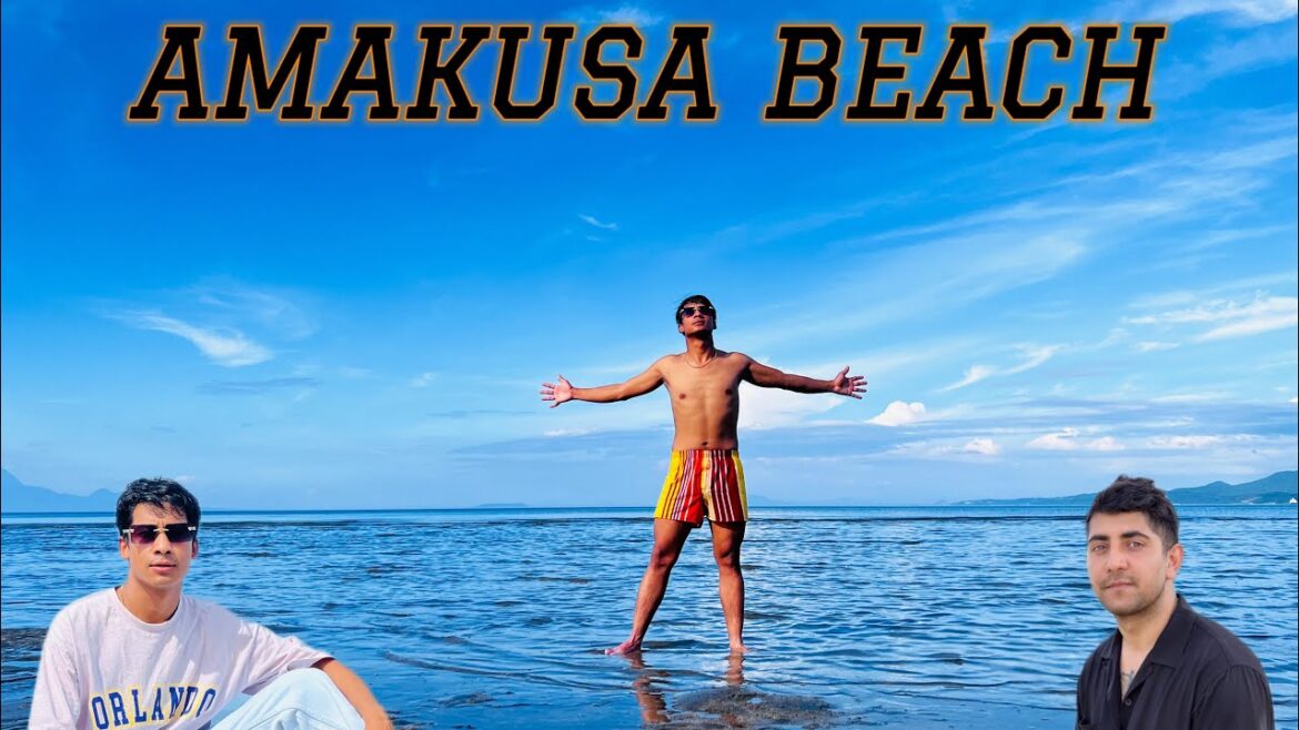 SUMMER VACATION IN AMAKUSA BEACH // समुन्द्रमा नुहाउदै हल्का रमाइलो //TRAVEL VLOG @kusalvlogs9466