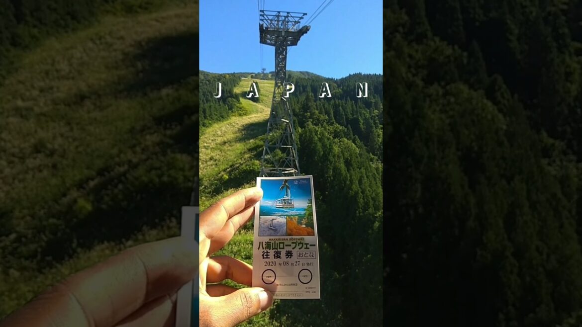 Hakkaisan Ropeway #japan #summer
