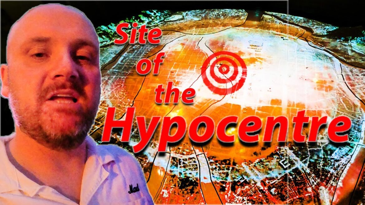 The Hypocentre spot of Atomic Bomb which fell on Hiroshima