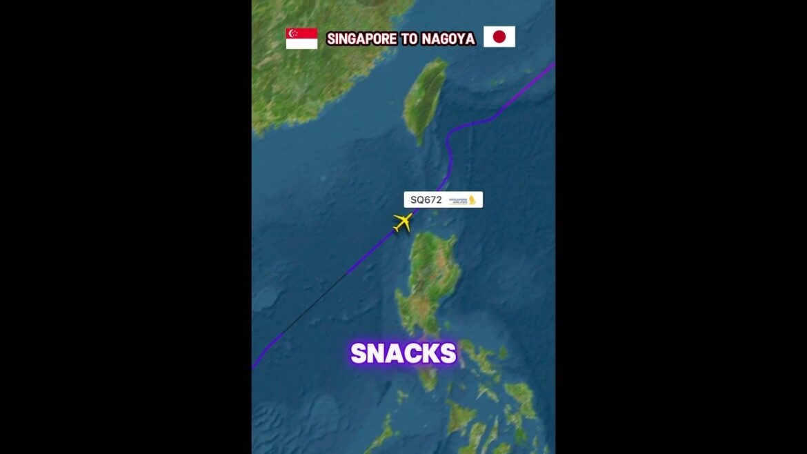 SINGAPORE to NAGOYA Flying Route – Singapore Air Lines AQ672 #shorts #travel #aviation #journey SINGAPORE to NAGOYA Flying Route - Singapore Air Lines AQ672 #shorts #travel #aviation #journey