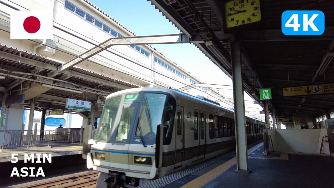 🇯🇵 Japan - Osaka: 5 Minutes Walking Tour - 4K