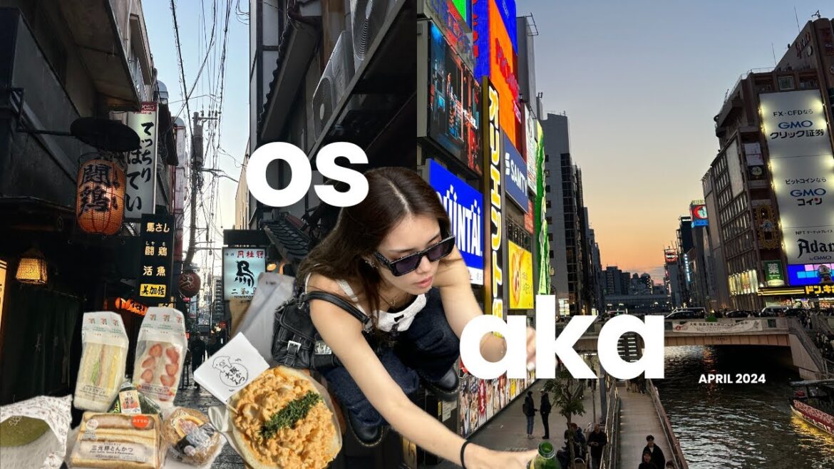 eating our way through osaka | japan vlog | 7-eleven mukbang, all-you-can-eat yakiniku, dotonbori