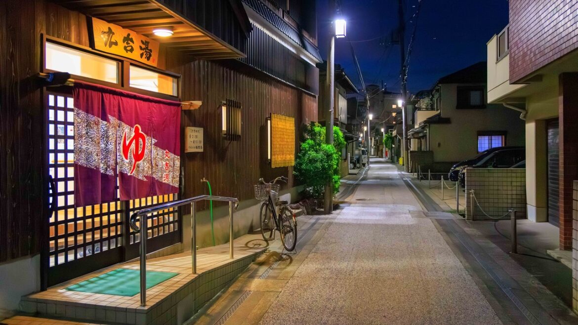 Sunset Walk Under Akashi Kaikyo Bridge in Small Harbor Town | Awaji, Japan