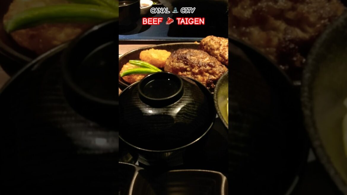 DISCOVERING  🇯🇵 CANAL  CITY &  BEEF  🥩TAIGEN  RESTAURANT