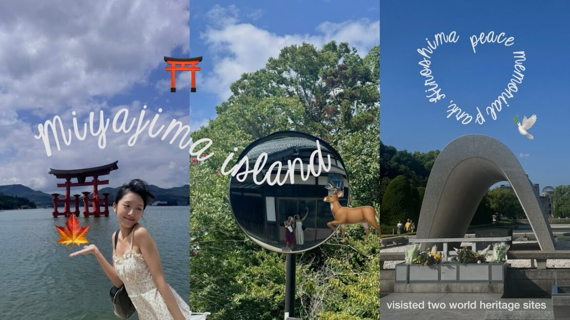 miyajima island ⛩️🦌🍁& peace memorial park hiroshima 🕊️ (hiroshima vlog | day2)