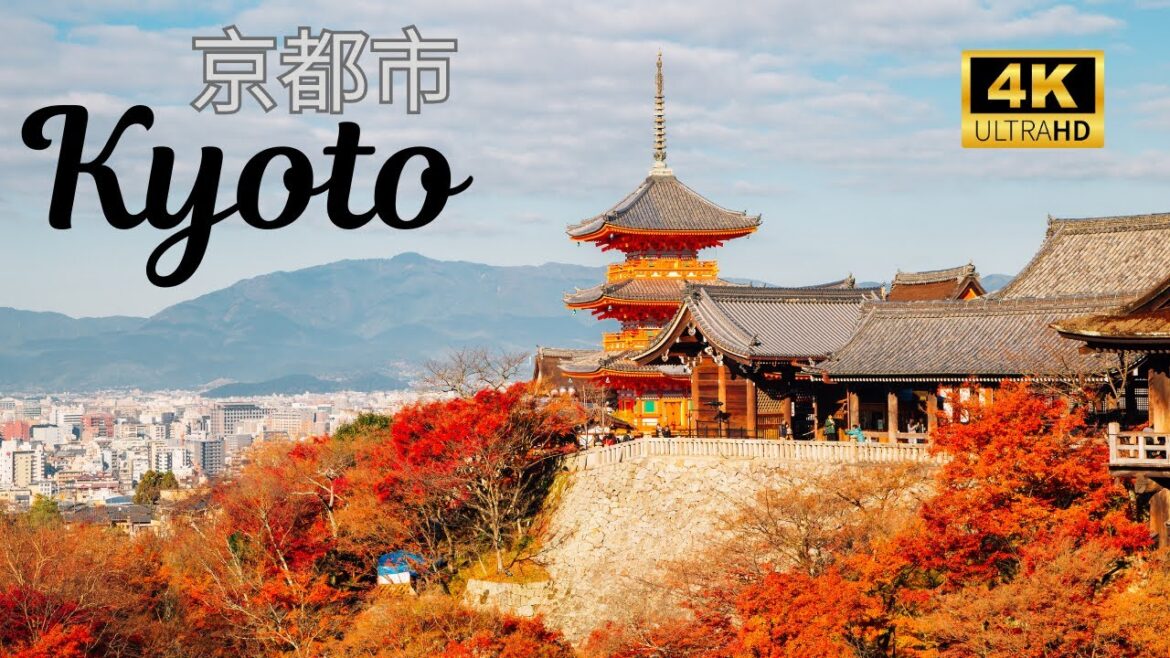 KYOTO - Japan - 4K UHD Quick City Tour - Drone Footage & City Highlights #4MinutesAway