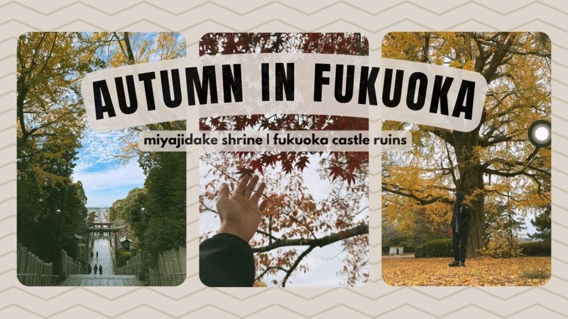 AUTUMN in FUKUOKA: Part 5 - MIYAJIDAKE SHRINE | FUKUOKA CASTLE RUINS