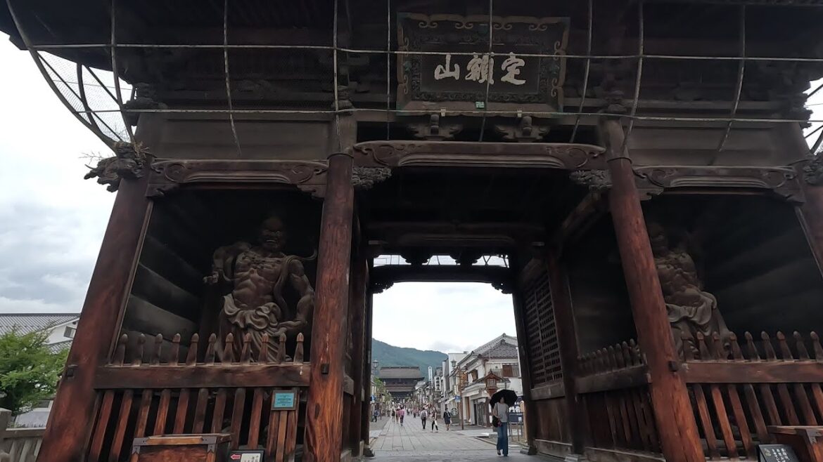 Traditional Japanese Atmosphere Around Zenkouji Temple, Nagano Traditional Japanese Atmosphere Around Zenkouji Temple, Nagano