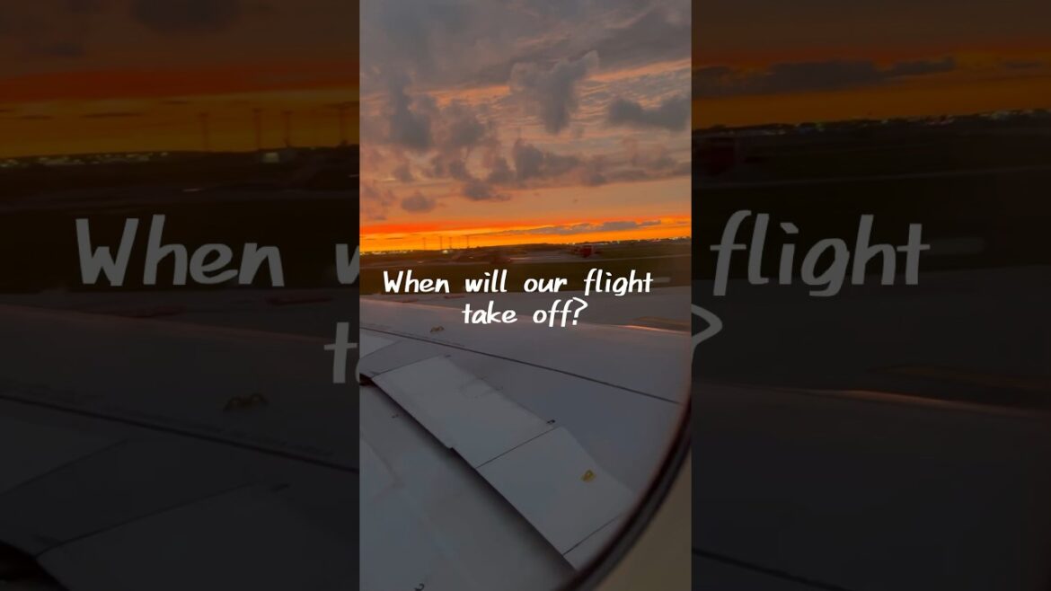 When will our flight take off? #spirit #delay #shorts
