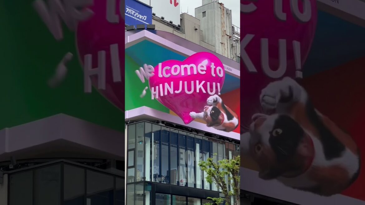 Shinjuku Tokiyo 3D Vision #shorts#virals #videos