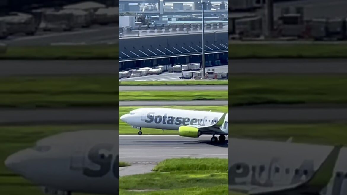 Solaseed JA811X B737-86N to Kumamoto #japan #tokyo #love #airport #airplane #haneda #takeoff #737