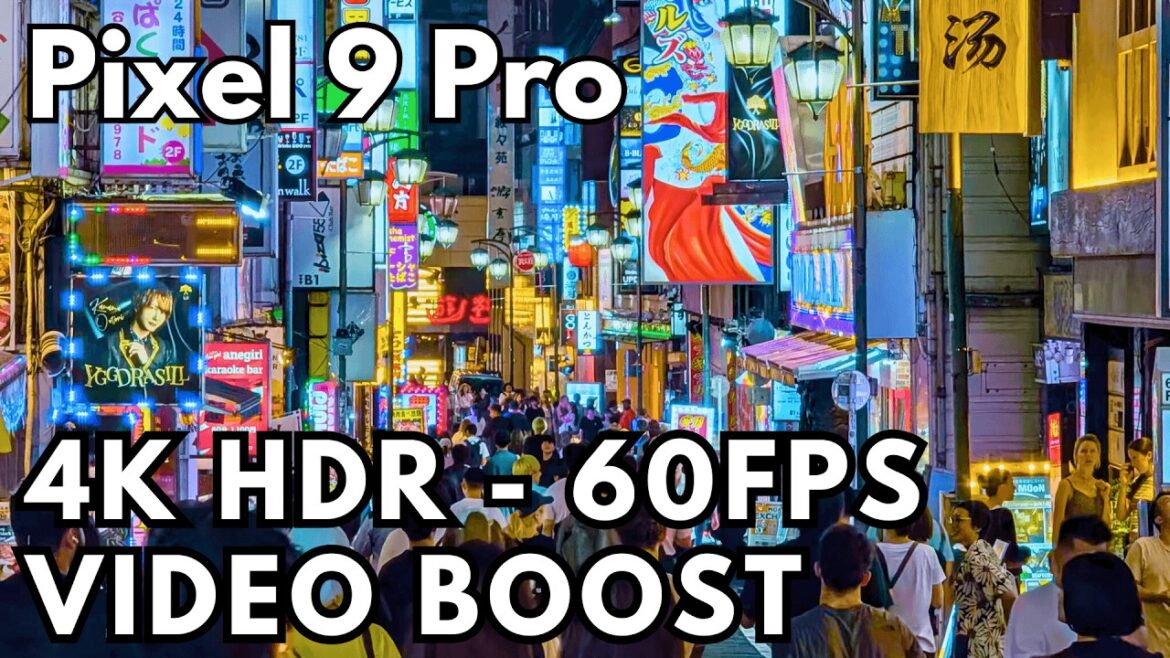 Pixel 9 Pro Night Video Boost - 4K HDR 60FPS - Tokyo Red Light District