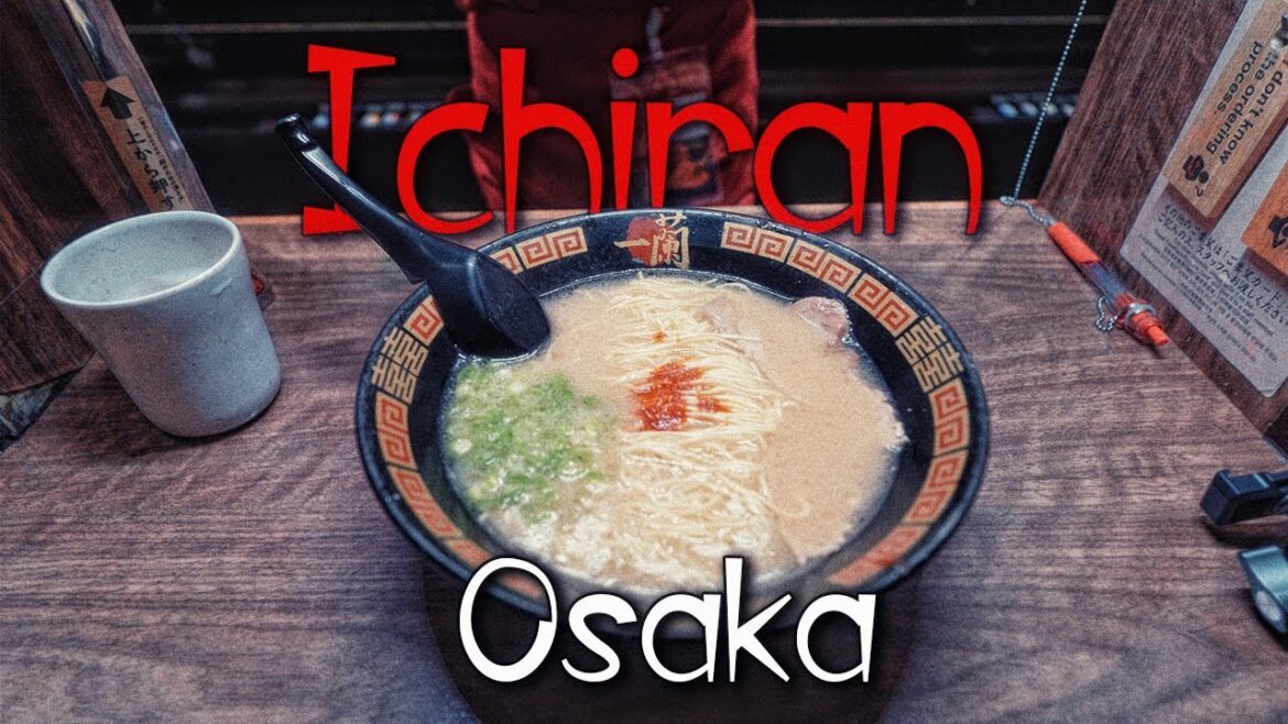 Street Food: Ichiran plus must see places on Dotonbori Osaka