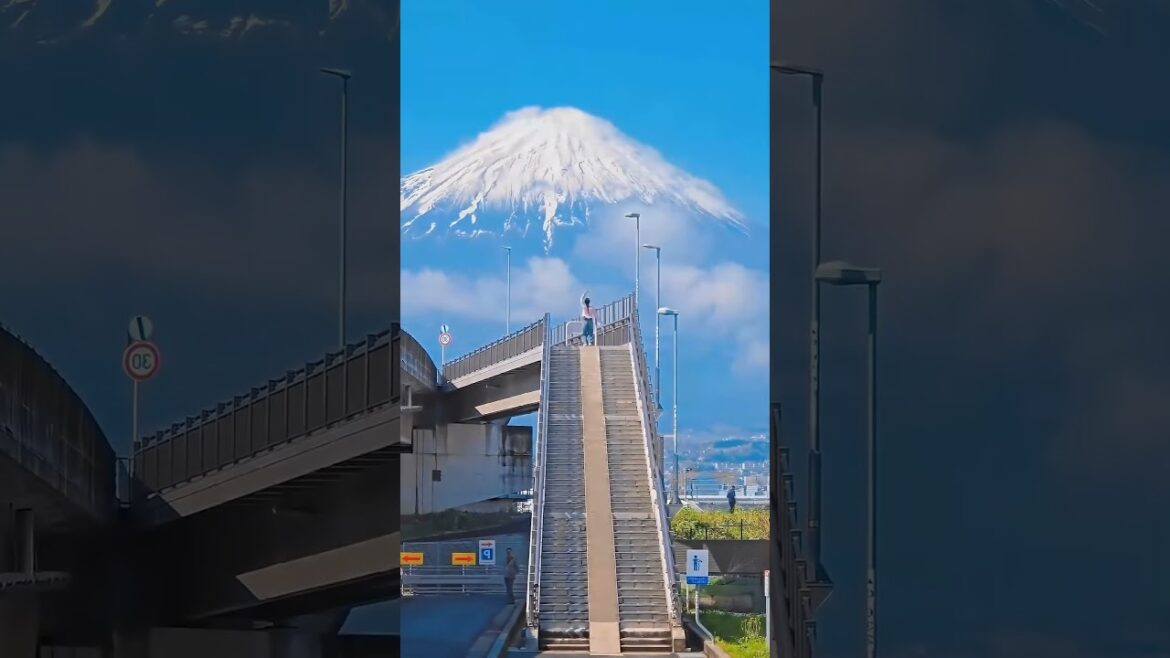 At the foot of Mount Fuji