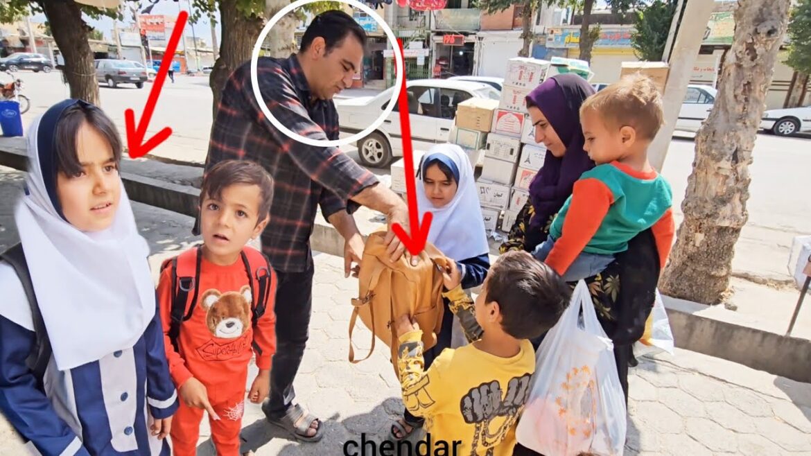 Mehtab and her children travel to the city to buy bags and clothes Mehtab and her children travel to the city to buy bags and clothes