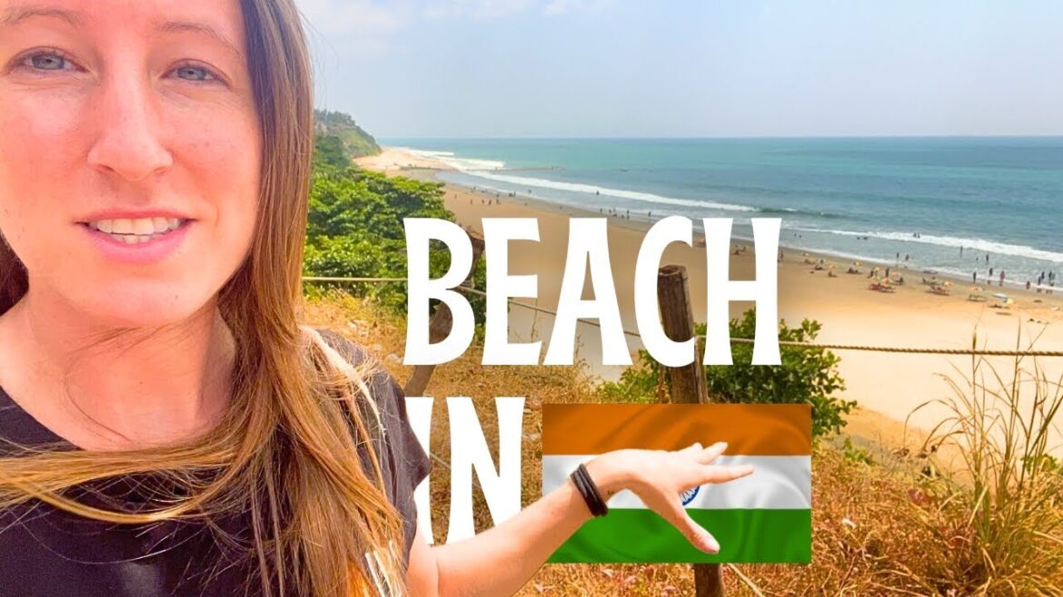 My First BEACH in INDIA 🇮🇳 Relaxing Week in Varkala, Kerala - Gym, Yoga, Sunsets