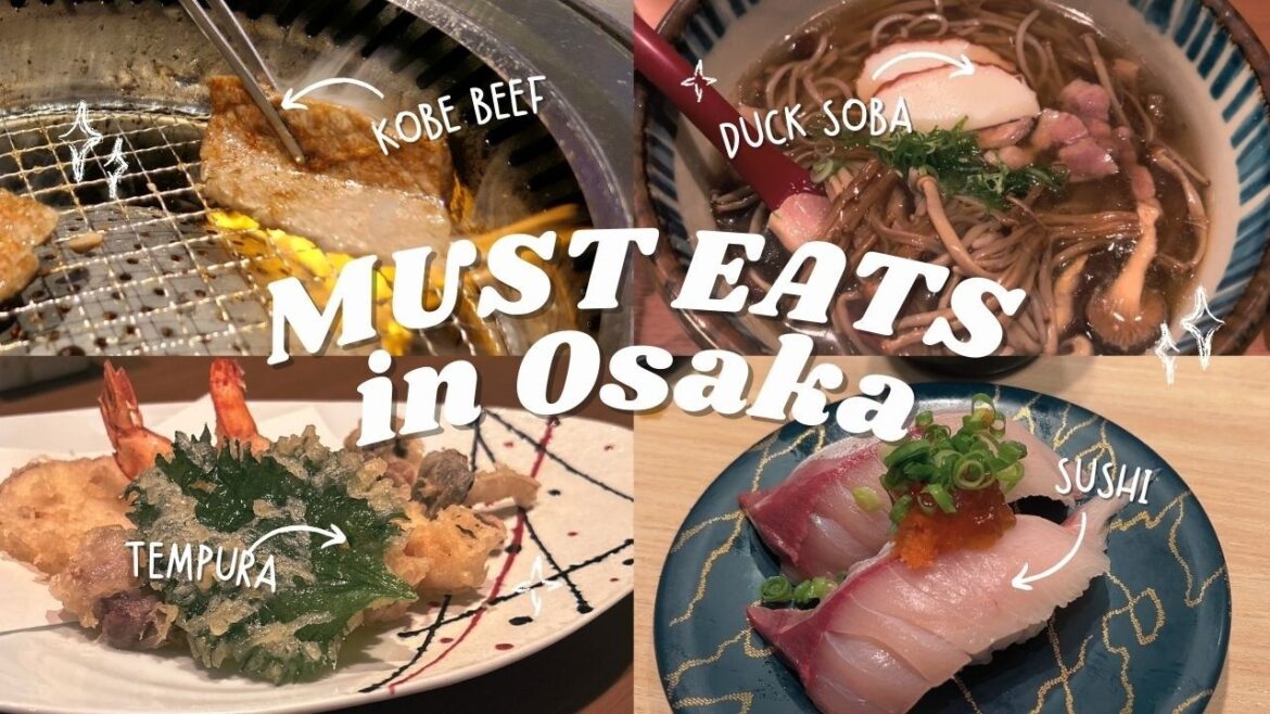 MUST-EAT Food in Japan! My Osaka Summer 2024 Favourites | 4K Food Tour