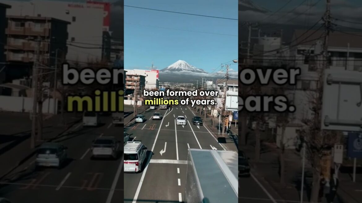 Evolution of Mount Fuji #shorts #japan