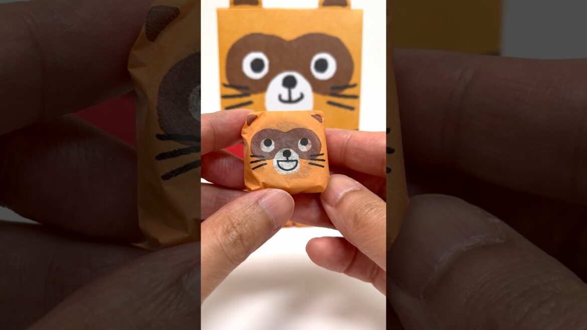 Tanuki Japanese Raccoon Dog Manju Sweets #shorts