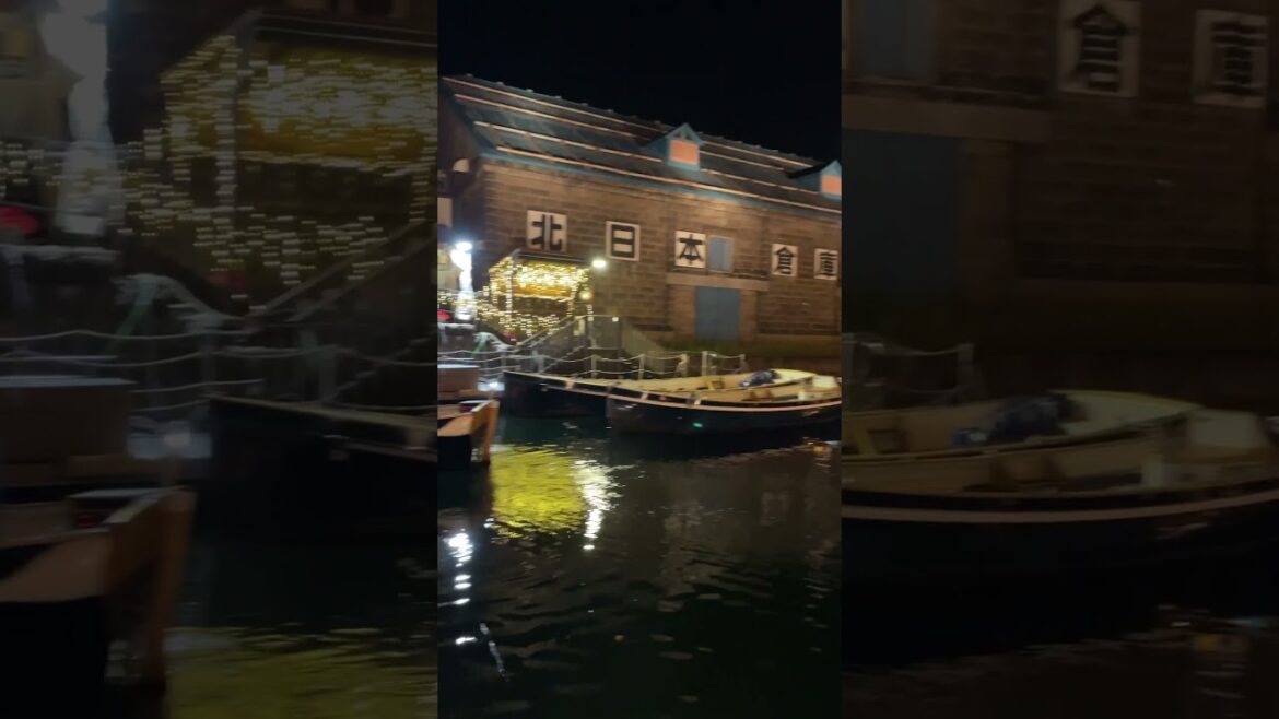 【Hokkaido】Otaru Canal （小樽運河）#youtubeショート#shorts#ショート動画