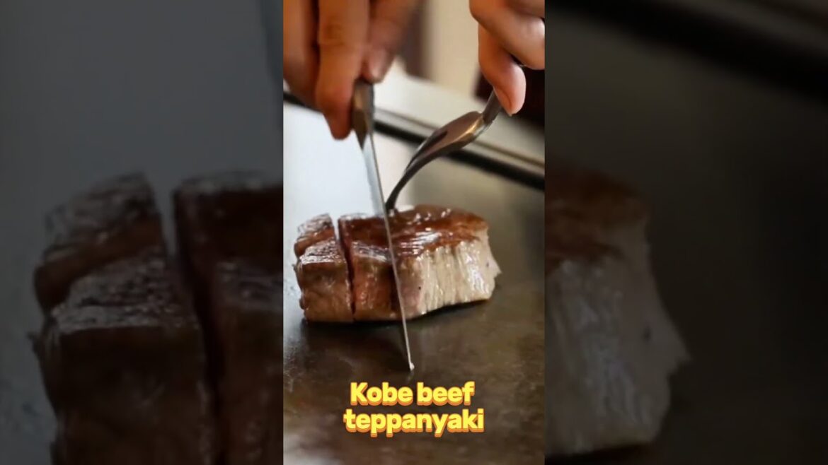 Kobe Beef Teppanyaki #Japan #Kobe #beef #shorts #teppanyaki