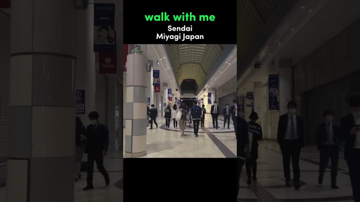Walk With Me in Sendai | Miyagi Japan Walking Tour