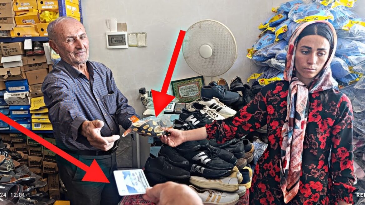 Tiredness and hope: Shahrabano's journey to make her children happy with new slippers